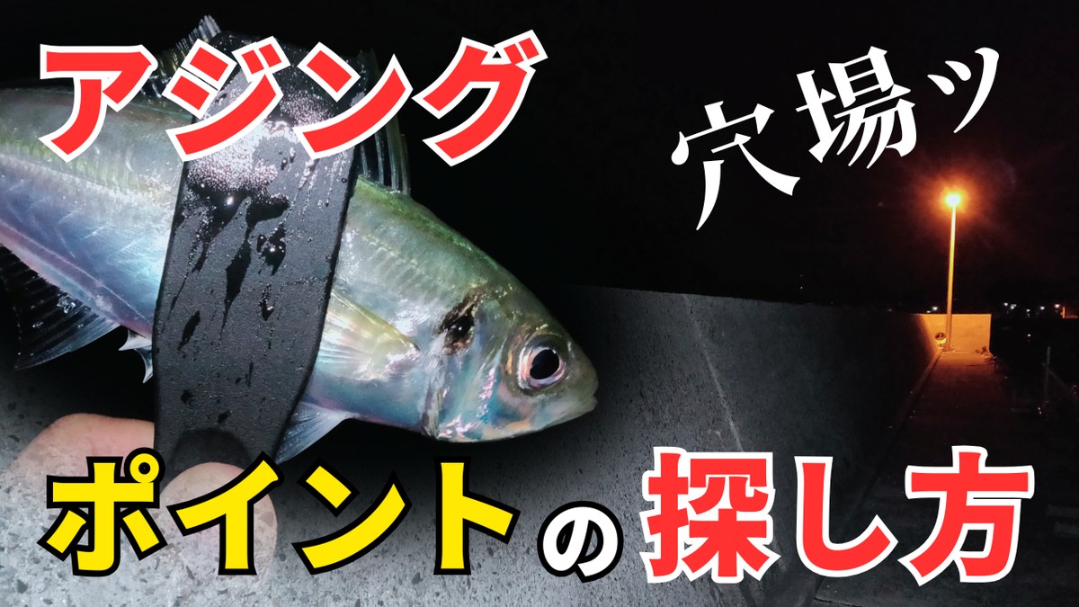 アジング ポイント 探し方